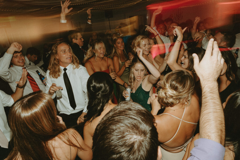 Baltimore wedding guests know how to party